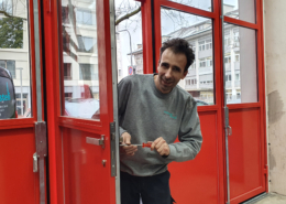 Schlüssel Gosteli Zylinder an Tor Ausstauschen